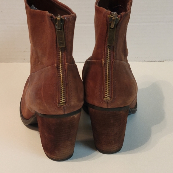Arturo Chiang Hadley Leather Ancle Boots - Picture 2 of 8